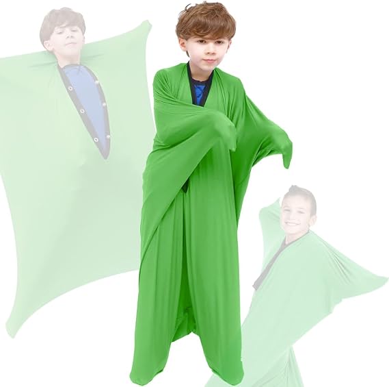 Sensory Body Sock for Kids, 40"X27" Body Sock Sensory Kids, Stretchy Sensory Socks Kids Autism, Sensory Body Sock Kids, Full-Body Wrap Stretchy Body Sox for Children with Autism, Anxiety