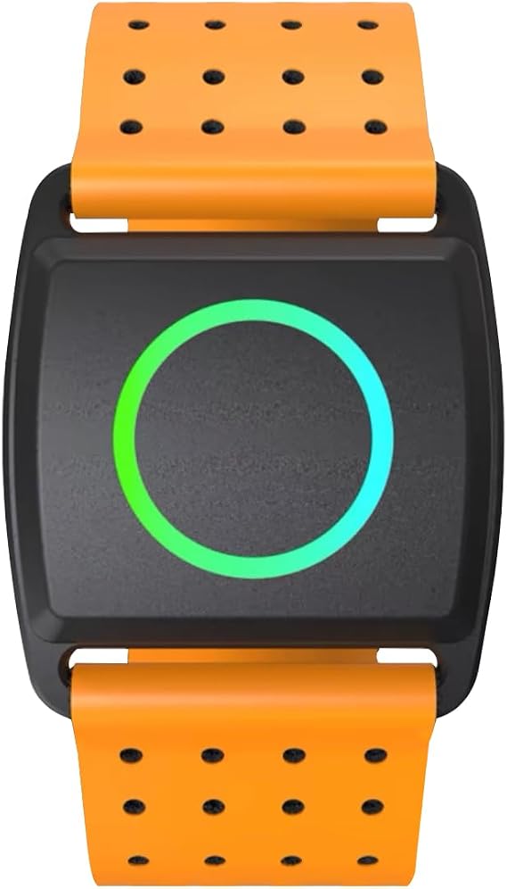 EZON Heart Rate Monitor C022Pro,Bluetooth& ANT+ Heart Rate Monitor Armband with HR Zone LED Indicator,Optical HRM Sensor for Running Cycling Gym,Compatible with Peloton/Wahoo/Polar/Strava