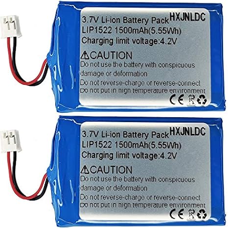 3.7V 1500mah Battery for Sony PS4 Controller Battery Replacement(CUH-ZCT1U,CUH-ZCT1E,CUH-ZCT1A,CUH-ZCT1H,2015 and Earlier Models),dualshock 4,PlayStation 4,lip1522,gen 1,Old Version,Big Plug