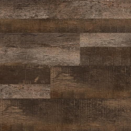 Allure Multi-Width x 48 x 7mm, 12mil Luxury Vinyl Plank Flooring, Caffe Mocha Mahogany Look, Embossed, Waterproof, Full Pallet, 28 Boxes 546.8 sqft, 9 PlanksBox, 19.53 sqftBox