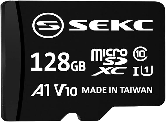 SEKC 128GB UHS-I V10 A1 Class 10 Micro SDXC Card with SD Adapter SV10A1128