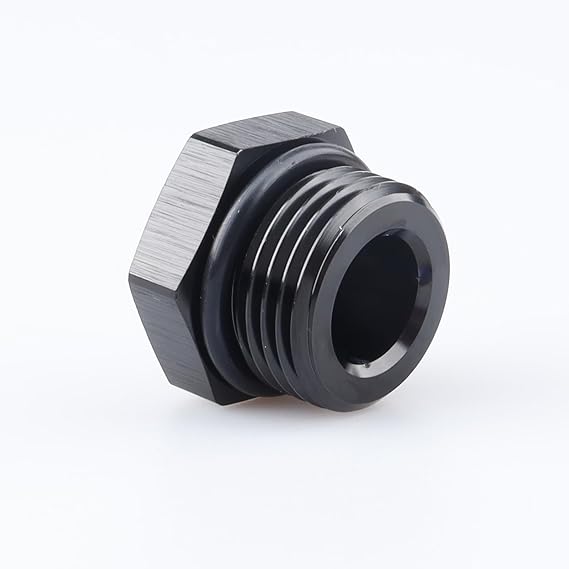 AC PERFORMANCE -10 AN Male Block Off Cap ORB Port Plug Fitting Adapter Aluminum Black