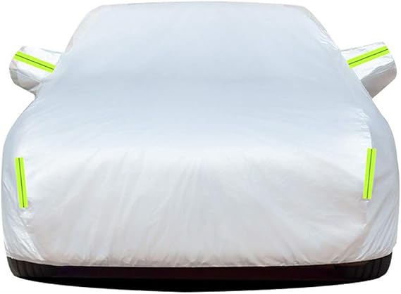 Car Cover Waterproof All Weather for Automobiles Compatible with BMW 4 Series (G26) 420d/420i Gran Coupe, Dustproof Full Exterior Covers with Zipper Cotton Auto Cover