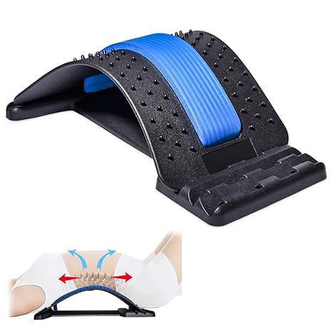JUMPOW Back Stretcher for Lower Back Pain Relief,3 Level Lumbar Board