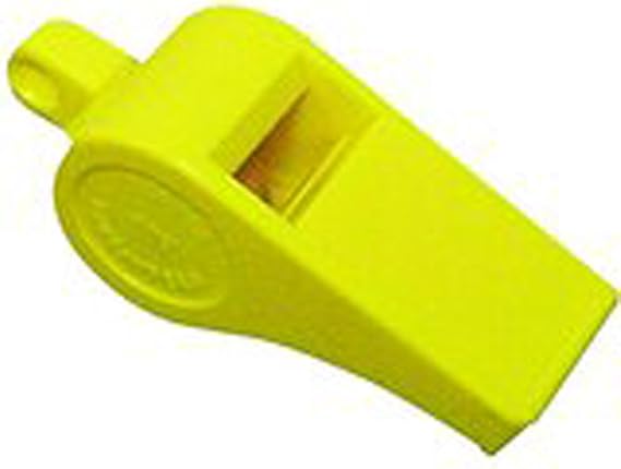 ACME Genuine No. 660 Thunderer BPA Free Plastic Whistle. Professional Quality. Small Sized. High Pitch. All-Rounder. 117 dBA. Designed and Made in The UK (Yellow)