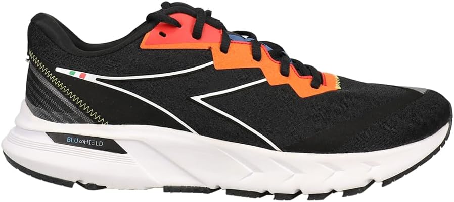 Diadora Mens Mythos Blushield Volo 2 Running Sneakers Shoes - Black