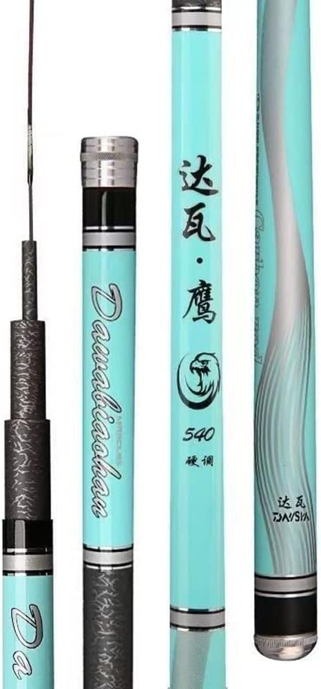 Carbon Fishing Rod Telescopic Carp Rods Super Hard Ultralight Hand Pole 19 Tone 3.6m 3.9m 4.5m 4.8m 5.4m 5.7m 6.3m 7.2m 8.1m Rivers Lakes Reservoirs Streams (Size : 3.6m)