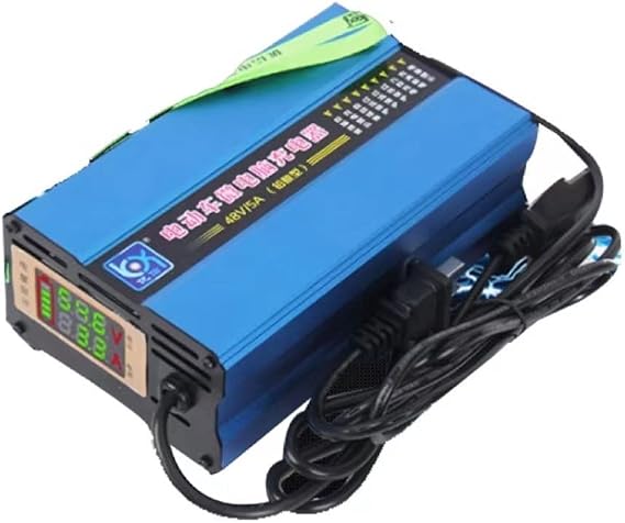 60V 5A Charger 16s li ion 60V 8A 6A 5A 16s 67.2Vv 6A Lli ion 20S 72V 4A for 60V li ion 71.4V 5A 6A Charger with LCD Display (Color : 16s 67.2v li ion, Socket Standard : 5A)