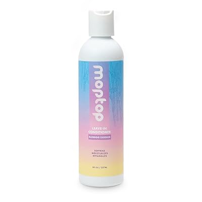 MopTop Leave In Conditioner for Curly Hair Hair Moisturizer to Soften, Moisturize & Hydrate, Anti Frizz for All Textures & Curl Types, Sulfate & Paraben Free Hair Conditioner