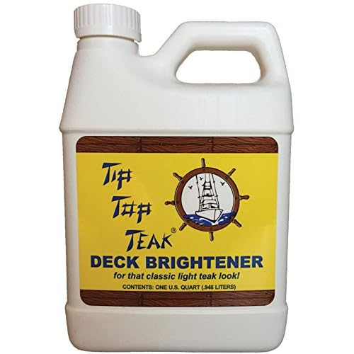 Deck Brightener, Teak Cleaner, Deck Cleaner, Furniture Cleaner, Essential Boat Accessories, 32 fl. oz.