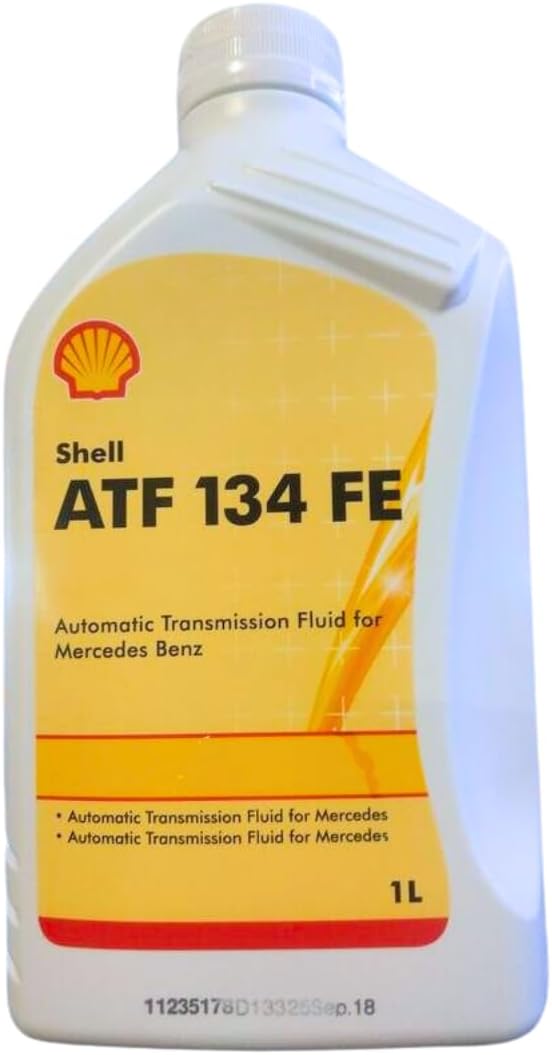 Shell ATF 134 FE Automatic Transmission Fluid Blue Full Synthetic ATF for Mercedes-Benz 7-Speed NAG2FE+ Transmissions MB-Approval 236.15 1 Liter Bottle