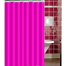 BH Home Shower Curtain Polyester Fabric Water Resistant Shower Curtain or Liner. Hotel Collection Quality. (Aqua)