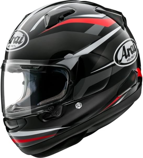 ARAI 0101-17348 Quantum-X Helmet - Ray - Black - Small Snell M2020D