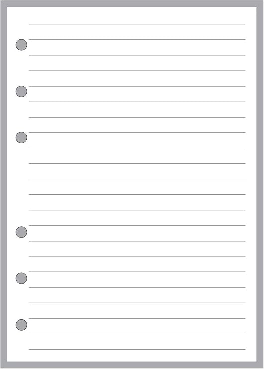 A6 Size Note Paper, 1/4 Rule, 50 Sheets, 4.1" x 5.8"