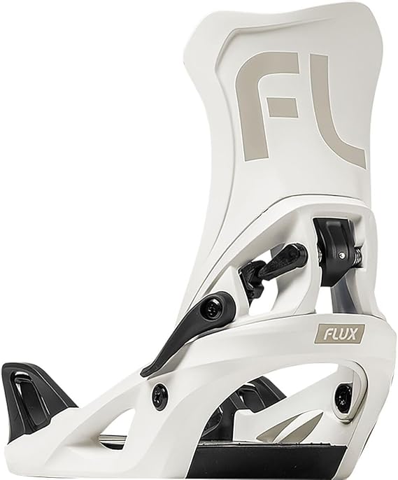 FLUX DS Step On Snowboard Binding - 2025, Off White, M