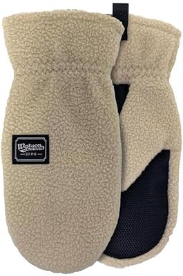 Watson Gloves Lady Baa Baa Cozy Winter Mitt - Sustainable Fuzzy Fleece Sherpa Shell, Warm Eco-Lining, Touchscreen, Snug-Fit