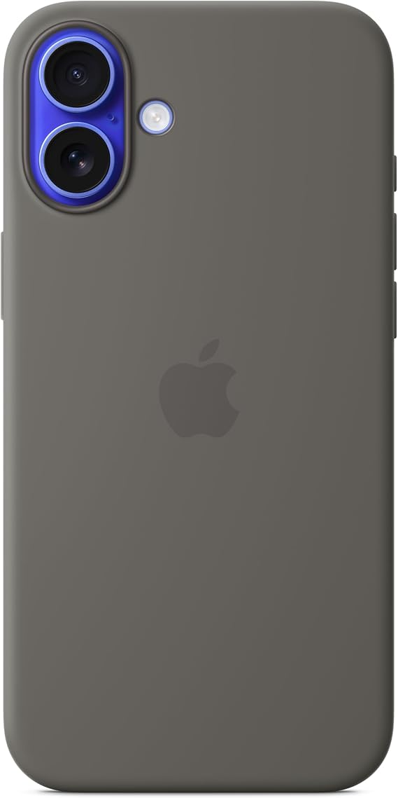 Apple iPhone 16 Plus Silicone Case with MagSafe - Stone Grey