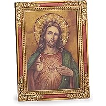 Joseph's Studio by Roman - Collection, 7.25" H Sacred Heart Icon, Made from Resin, High Level of Craftsmanship and Attention to Detail, Durable and Long Lasting