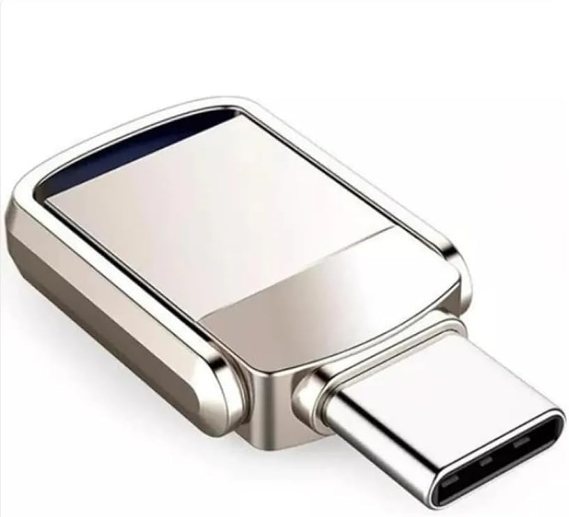 teknosepetim 64gb Type-c Usb Flash Bellek Mini 3.1 Usb Bellek Metal Dual Otg 64 Gb Type-c İphone 15 pro Max s24 ultra OTG