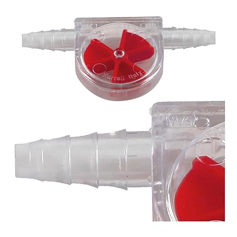 Kartell 227145 Paddlewheel Laboratory Gas Flow Indicator/Liquid Flow Indicator