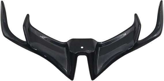 Fairing Winglet Motorcycle Front Fairing Winglet Wing Cover Trim For Suzuki For GIXXER SF 250 150 155 RS 200 Motorcycle Front Spoiler(Black)