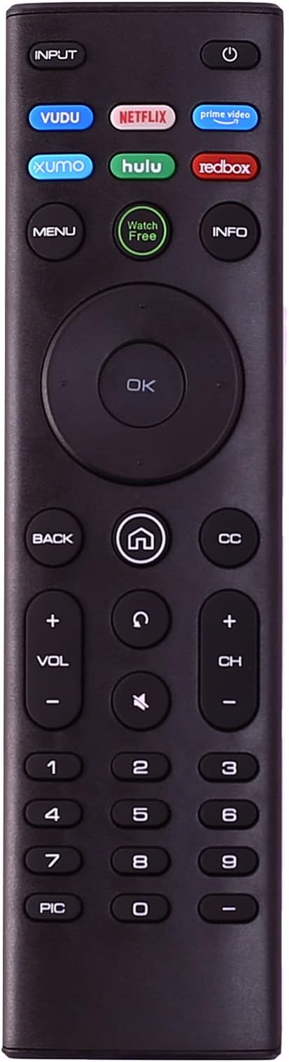 Universal VIZIO Smart TV Remote - Compatible with LCD LED QLED HD 4K UHD HDR TV Series
