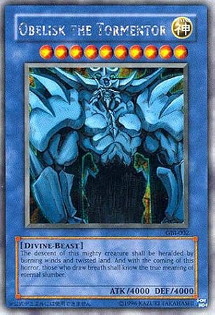 Yu-Gi-Oh! - Obelisk The Tormentor (GBI-002) - Worldwide Edition Promos - Limited Edition - Secret Rare