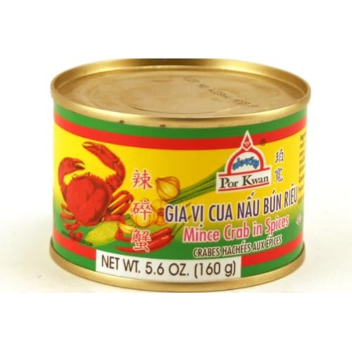 Por Kwan - Mince Crab in Spices - 2 x 5.6 OZ.  160 G - Product of Thailand