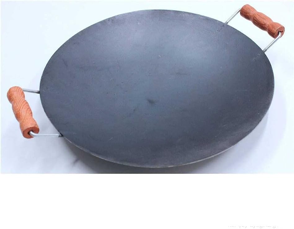 Feris Kavurma Sac 40 Cm Çift Taraflı Saç Kavurma Gözleme Sacı Ahşap Kulp Fr40