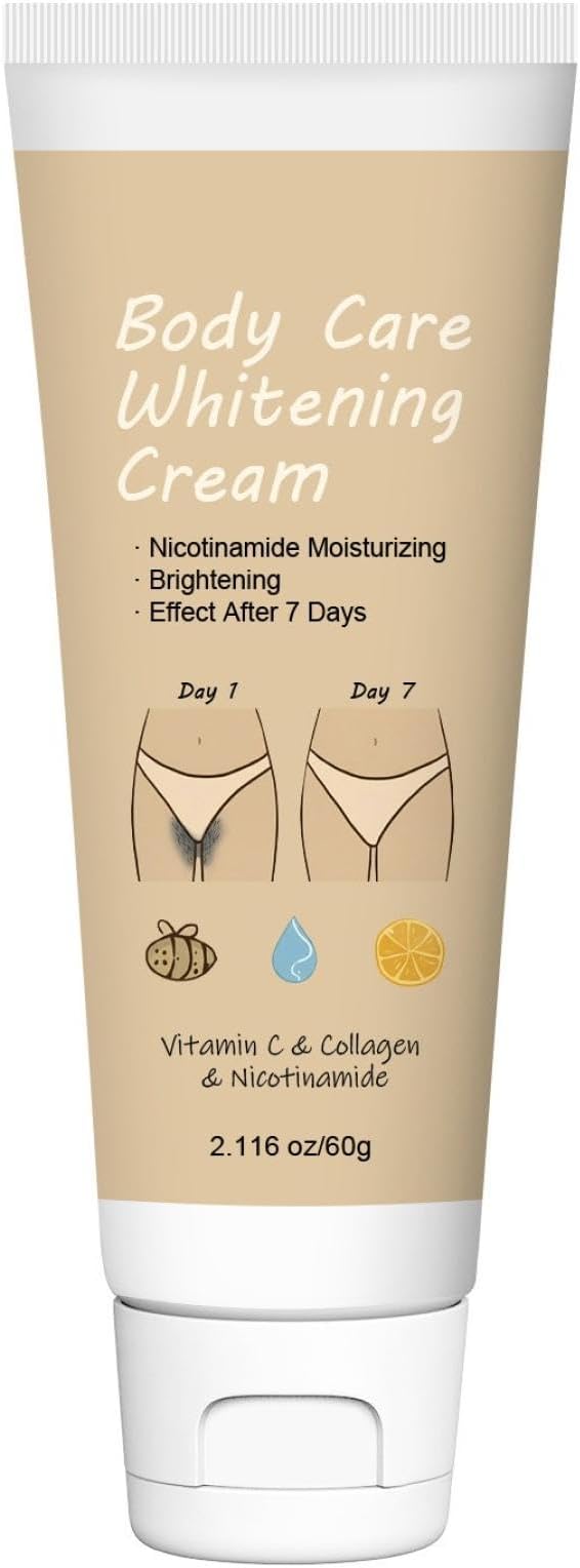 Skin Bleaching Cream for Intimate Areas, Skin Lightening Cream, Dark Spot Corrector for Body, Moisturizing Lotion with Natural Extracts for Underarms, Knees, Elbows, Thighs, Bikini Line (1)