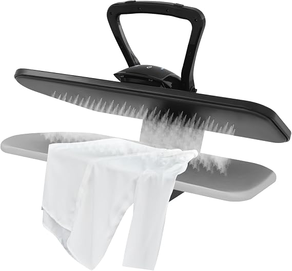 Intelligent Steam Press, 1600W 36"" 5-Modes Professional Steam Iron Press Adjustable Large Digital Iron Commercial Fabric Pressed Machine with Touch Screen for Homes Bedrooms Clothing Stores (Black)