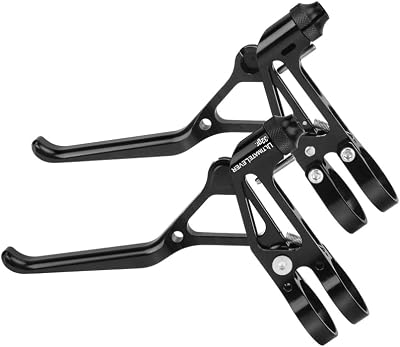 Folding Bicycle Brake Lever, Compatible with C Brake and V Brake, for Brompton Brake Lever and for Dahon Brake Handle Black