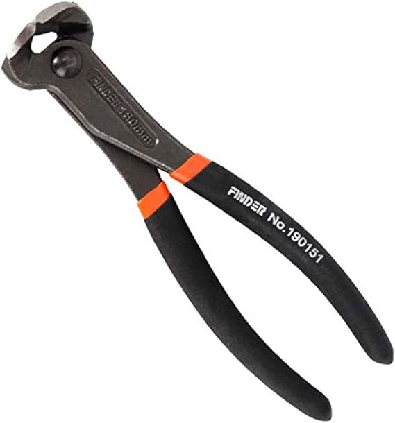 Finder End Cutting Plier High Leverage With Soft Grip-8 Inch