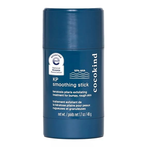 Cocokind KP Smoothing Stick, 1.7 Oz | Mess-Free Keratosis Pilaris Bump Body Scrub, All Skin Types including Sensitive Skin, Fragrance Free, Cruelty Free, Vegan