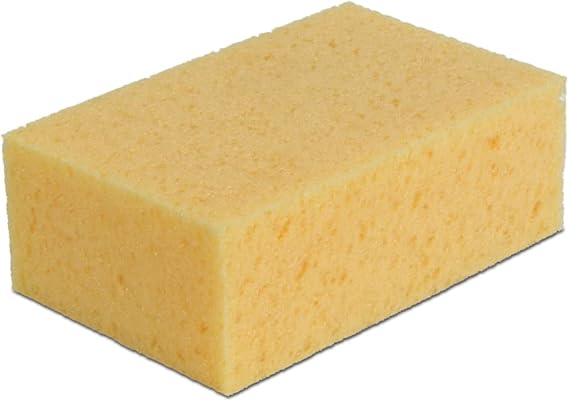 RUBI SuperPro Sponge - High Absorption & Abrasion-Resistant Tile Sponge, Professional Grout & Epoxy Cleaning Tool, Heavy-Duty Polyurethane, Size 7 7/8x5 1/8x2 3/4in