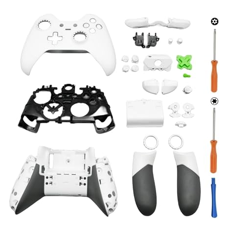 Hzxkqmil Replacement Full Housing Shell Kit for Xbox Elite 1st Controller