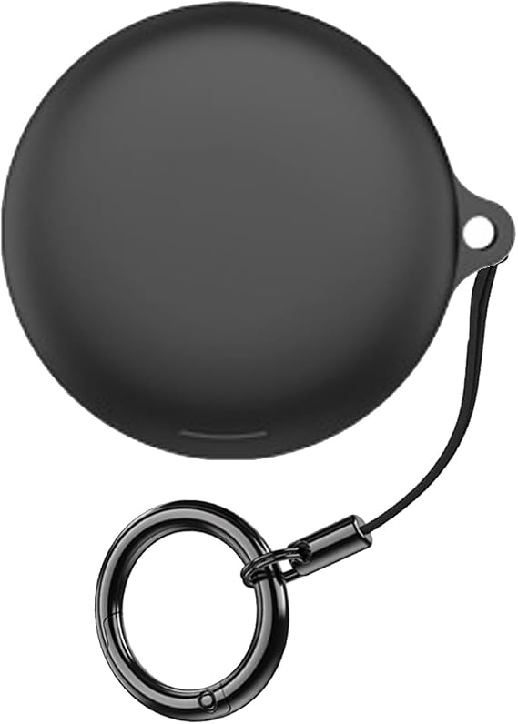 case Compatible with Soundcore Sleep A30 Silicone Protective Case Cover with Hook, Thick Material Comprehensive Protection (Black)