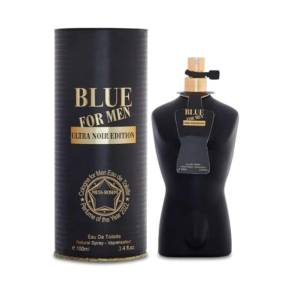 BLUE FOR MEN ULTRA Cologne, Eau de Toilette Spray for Men, Wonderful Gift, Oriental Fougere, all Skin Types, a Classic Bottle, 3.4 Fluid Ounce