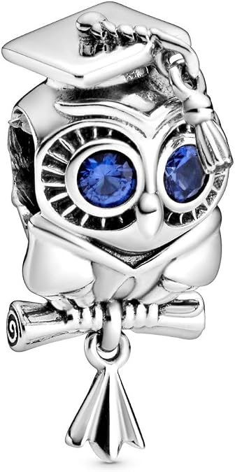 PANDORA Wise Owl Graduation Charm