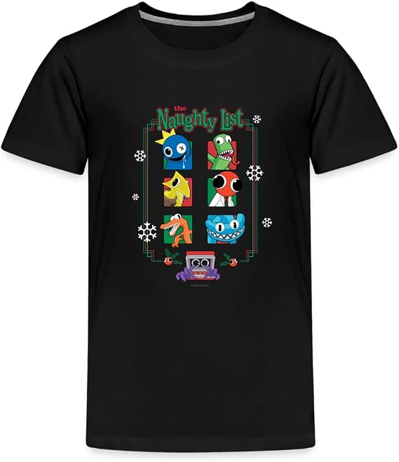 Rainbow Friends - Naughty List T-Shirt (Kids)