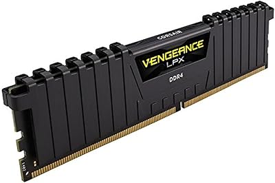 CORSAIR Vengeance LPX 64GB 4x16GB DDR4 3200 PC4-25600 C16 1.35V Desktop Memory - Black