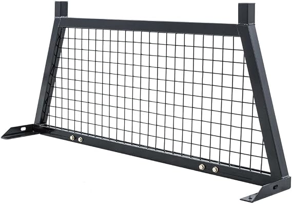 Elevate Outdoor Steel Adjustable Wire-Screen Headache Rack, 63.5-78.5 in W