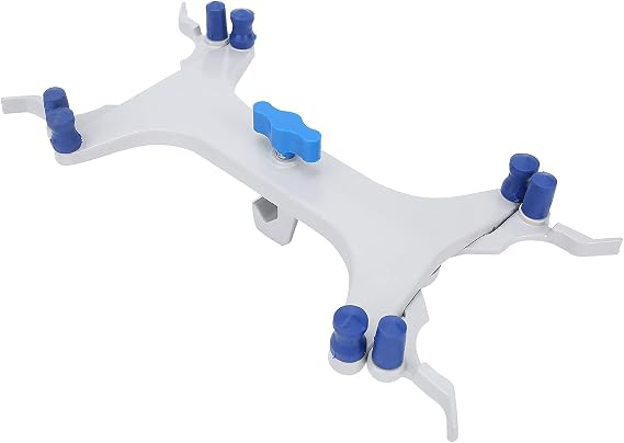 Burette Clamp Dual Holder, Aluminum Rubber Grip 24.6 cm