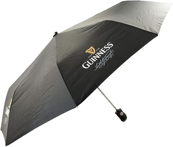 Guinness Blacked Umbrella Designed With The Classic Logo