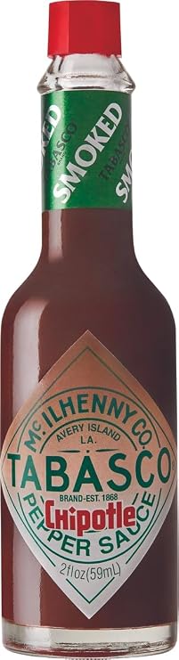 TABASCO Brand Chipotle Pepper Sauce, Medium, 2 Oz Glass Bottle (1-Pack)
