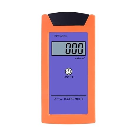 UV Meter, Portable Light Meter UV Index Meter Spectrum 220-280NM High UV Irradiance Meter with for Smart Sen