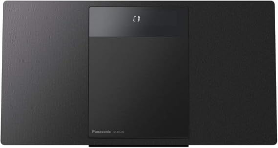 Panasonic SC-HC412 – Micro Chain Music for Home Use, Black, Monotone, 40 W, 8 cm, DAB+,FM.
