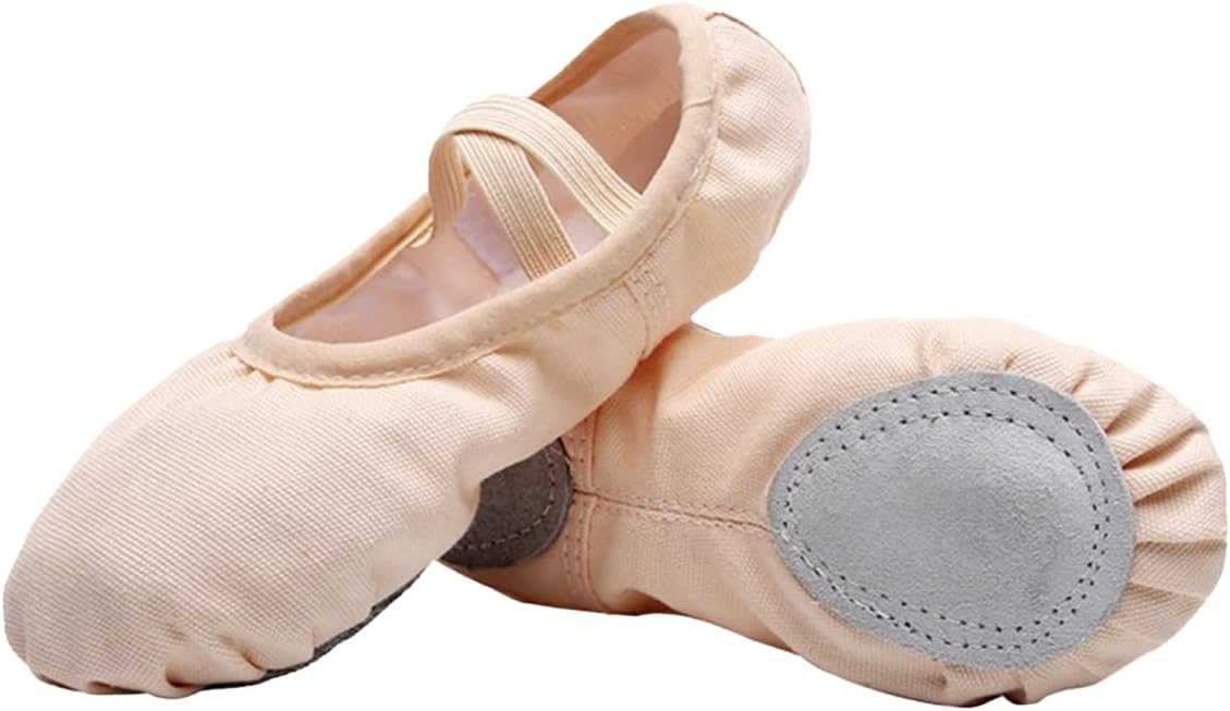 Ballet Shoes for Girls Ballet Slippers Canvas Ballet Dance Shoes for ToddlerLittle KidBig Kid