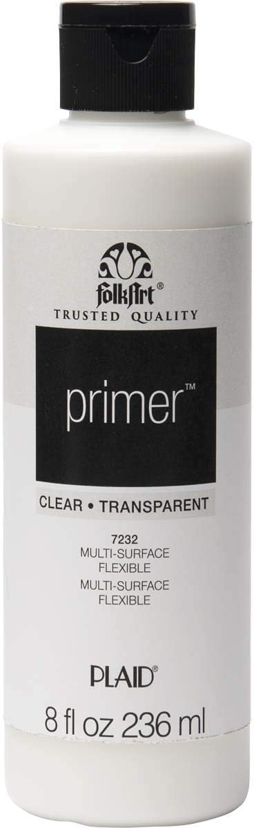 FolkArt 7232 Clear Primer 8 oz., Clear