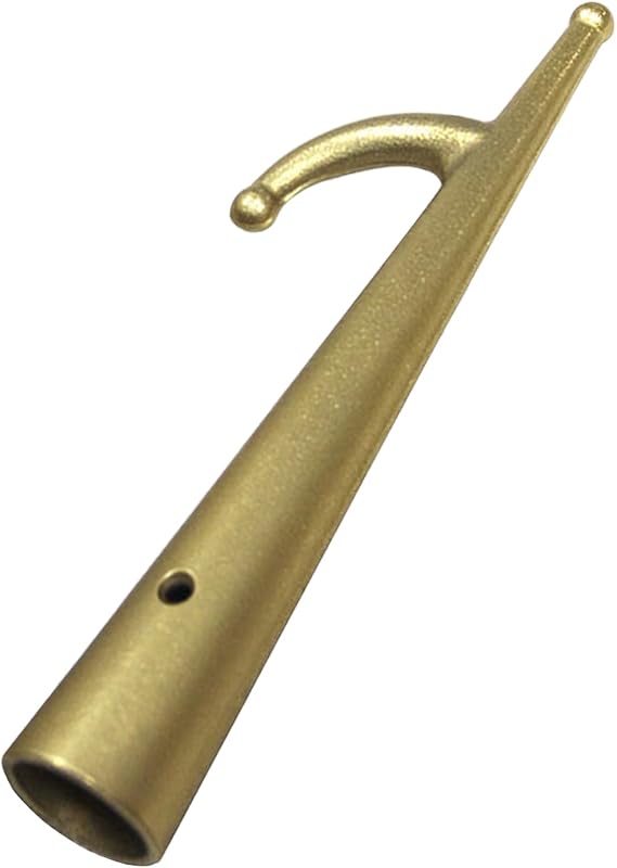Boat Hook Head - Brass Marine Docking Pole End Metal Attachment, Nautical Maritime Deck Hardware, 1 Pcs